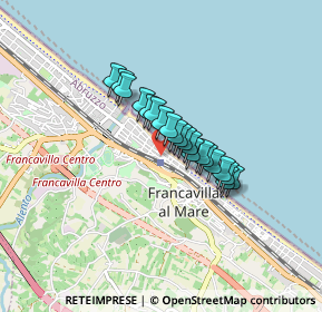 Mappa Viale Nettuno, 66023 Francavilla al Mare CH, Italia (0.5415)