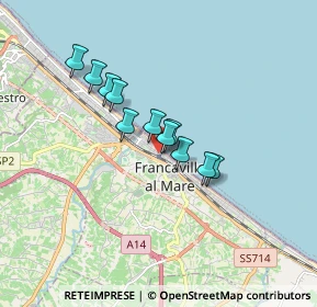 Mappa Viale Nettuno, 66023 Francavilla al Mare CH, Italia (1.26455)