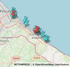 Mappa Viale Nettuno, 66023 Francavilla al Mare CH, Italia (3.62706)