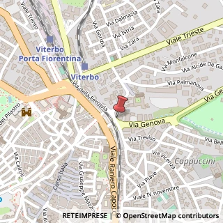 Mappa Via della Ferrovia, 40, 01100 Viterbo, Viterbo (Lazio)