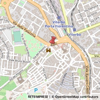 Mappa Piazza della Rocca, 31, 01100 Viterbo, Viterbo (Lazio)