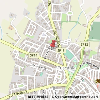 Mappa Via Francesco Turriozzi, 15, 01017 Tuscania, Viterbo (Lazio)