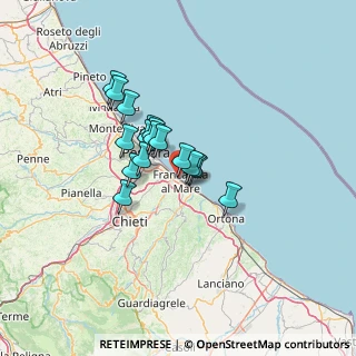 Mappa Via Bolzano, 66023 Francavilla al Mare CH, Italia (9.37235)