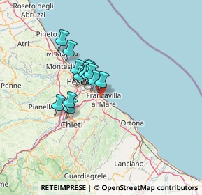 Mappa , 66023 Francavilla al Mare CH, Italia (9.74214)