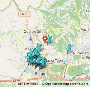 Mappa Via Giuseppe Saragat, 02100 Rieti RI, Italia (2.0445)