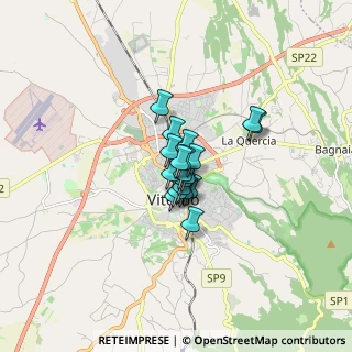 Mappa Via Braccia di San Francesco, 01100 Viterbo VT, Italia (0.79053)