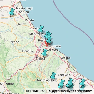 Mappa Strada Comunale San Silvestro, 65129 Pescara PE, Italia (24.9575)