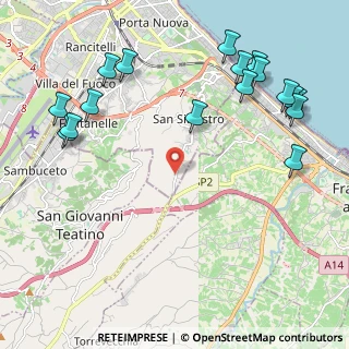 Mappa Strada Comunale San Silvestro, 65129 Pescara PE, Italia (2.87529)