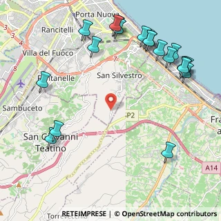 Mappa Strada Comunale San Silvestro, 65129 Pescara PE, Italia (2.925)