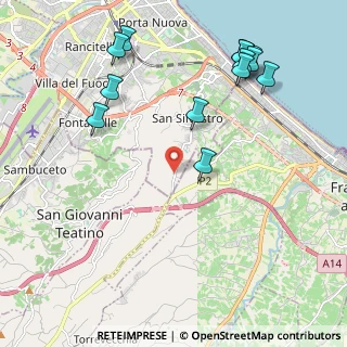 Mappa Strada Comunale San Silvestro, 65129 Pescara PE, Italia (2.61923)