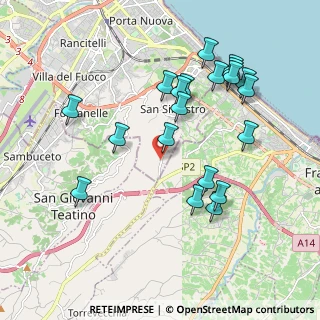 Mappa Strada Comunale San Silvestro, 65129 Pescara PE, Italia (2.1105)