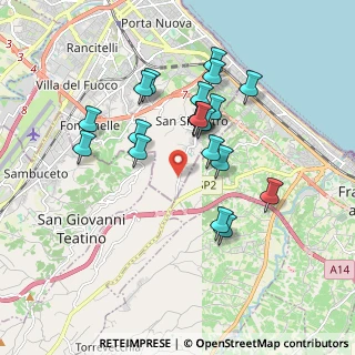 Mappa Strada Comunale San Silvestro, 65129 Pescara PE, Italia (1.722)