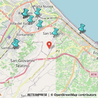 Mappa Strada Comunale San Silvestro, 65129 Pescara PE, Italia (2.98909)