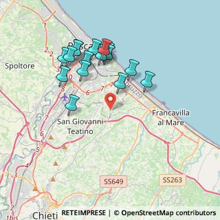 Mappa Strada Comunale San Silvestro, 65129 Pescara PE, Italia (3.89)