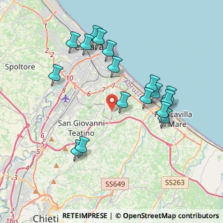 Mappa Strada Comunale San Silvestro, 65129 Pescara PE, Italia (4.09471)