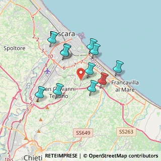 Mappa Strada Comunale San Silvestro, 65129 Pescara PE, Italia (3.16727)