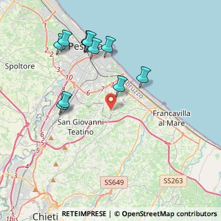 Mappa Strada Comunale San Silvestro, 65129 Pescara PE, Italia (4.45364)