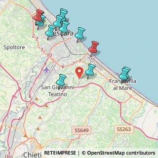 Mappa Strada Comunale San Silvestro, 65129 Pescara PE, Italia (5.23071)