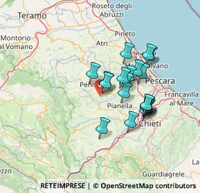 Mappa Unnamed Road, 65014 Loreto Aprutino PE, Italia (11.8425)