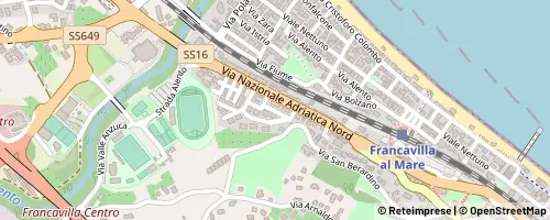 Mappa Francavilla al Mare