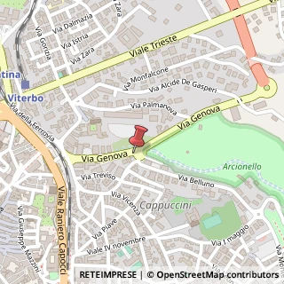 Mappa Via Genova, 120, 01100 Viterbo, Viterbo (Lazio)