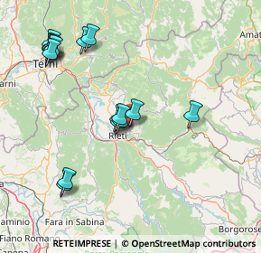 Mappa Via Americo De Santis, 02100 Rieti RI, Italia (17.59625)