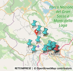 Mappa Nucleo industriale, 67017 Pizzoli AQ, Italia (7.60222)