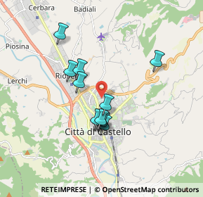 Mappa Via Roberto Arcaleni, 06010 Città di Castello PG, Italia (1.47818)