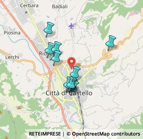 Mappa Via Roberto Arcaleni, 06010 Città di Castello PG, Italia (1.43545)