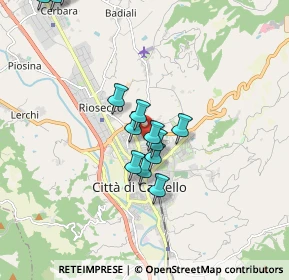 Mappa Via Roberto Arcaleni, 06010 Città di Castello PG, Italia (1.72462)