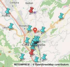 Mappa Via Roberto Arcaleni, 06010 Città di Castello PG, Italia (2.2345)