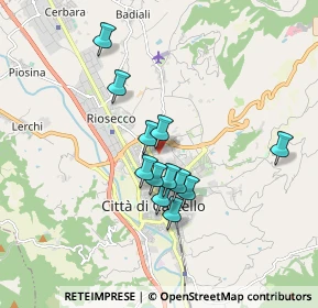 Mappa Via Roberto Arcaleni, 06012 Città di Castello PG, Italia (1.46667)