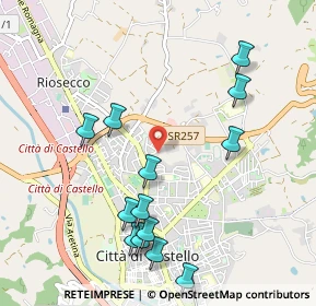 Mappa Via Roberto Arcaleni, 06010 Città di Castello PG, Italia (1.15)