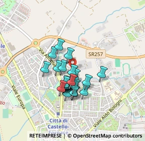 Mappa Via Roberto Arcaleni, 06012 Città di Castello PG, Italia (0.304)