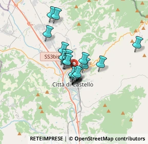 Mappa Via Roberto Arcaleni, 06010 Città di Castello PG, Italia (2.2255)