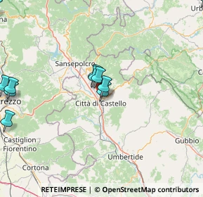 Mappa Via Roberto Arcaleni, 06010 Città di Castello PG, Italia (22.5825)