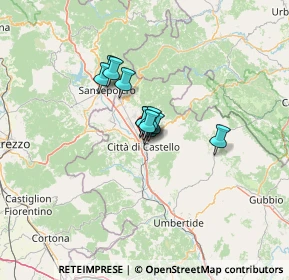 Mappa Via Roberto Arcaleni, 06010 Città di Castello PG, Italia (6.73273)