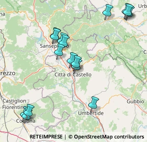 Mappa Via Roberto Arcaleni, 06010 Città di Castello PG, Italia (18.60125)