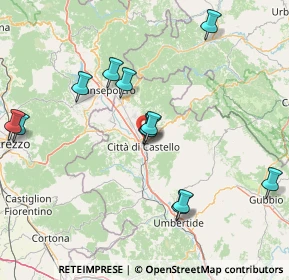 Mappa Via Roberto Arcaleni, 06010 Città di Castello PG, Italia (16.55667)