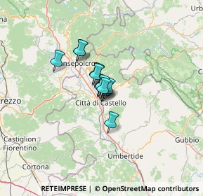 Mappa Via Roberto Arcaleni, 06010 Città di Castello PG, Italia (5.59714)