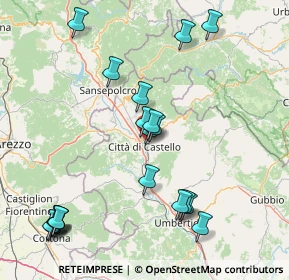 Mappa Via Sante Santinelli, 06012 Città di Castello PG, Italia (18.8695)