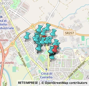 Mappa Via Sante Santinelli, 06012 Città di Castello PG, Italia (0.24167)
