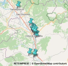 Mappa Via Sante Santinelli, 06012 Città di Castello PG, Italia (4.41214)