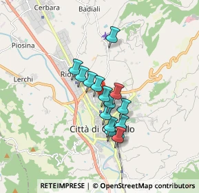 Mappa Via Sante Santinelli, 06012 Città di Castello PG, Italia (1.25733)