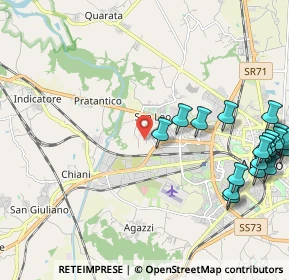 Mappa Via Igino Cocchi, 52100 Arezzo AR, Italia (2.925)