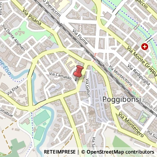 Mappa Viale Giuseppe Garibaldi, 2, 53036 Poggibonsi, Siena (Toscana)