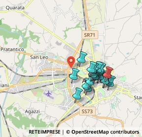 Mappa Via Evangelista Torricelli, 52100 Arezzo AR, Italia (1.58053)
