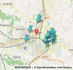 Mappa Via Evangelista Torricelli, 52100 Arezzo AR, Italia (1.48286)