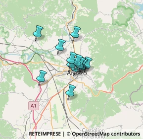 Mappa Via Evangelista Torricelli, 52100 Arezzo AR, Italia (3.58071)
