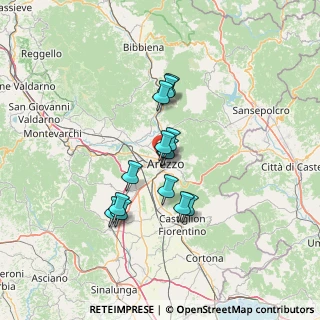 Mappa Via Evangelista Torricelli, 52100 Arezzo AR, Italia (10.34714)